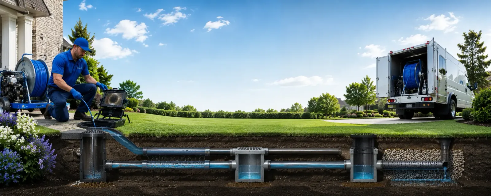 Outdoor drain cleaning information for Logan, WV